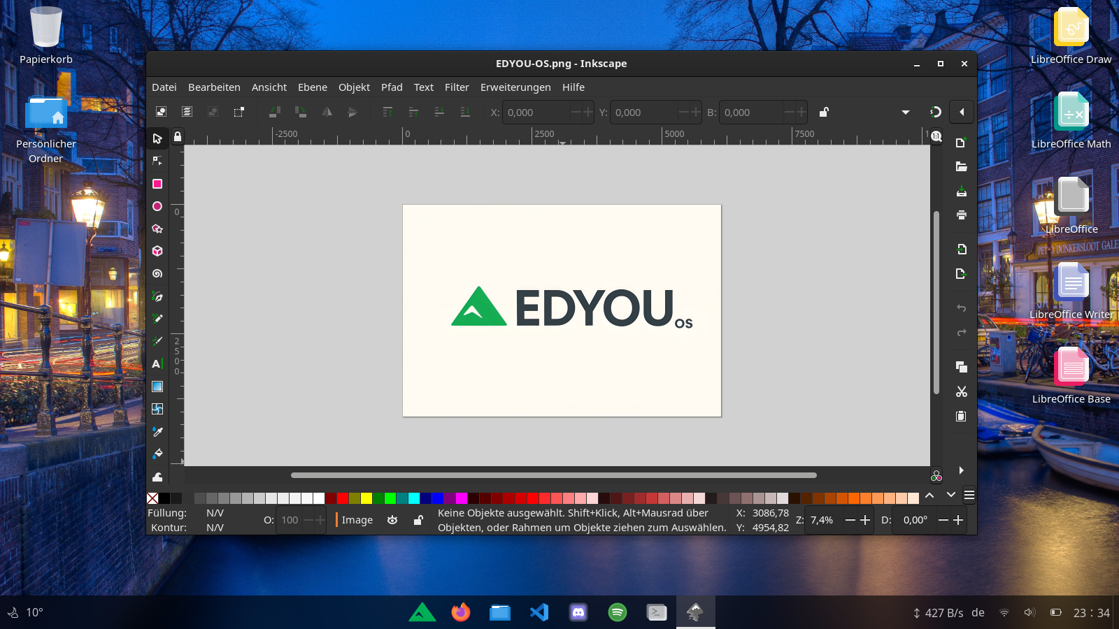 Inkscape auf EDYOU